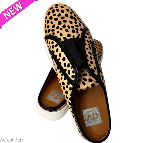 ๐ NEW Dolce Vita DV Russell Leopard Cheetah Slide Sneakers Size 9๐ - Picture 5 of 5